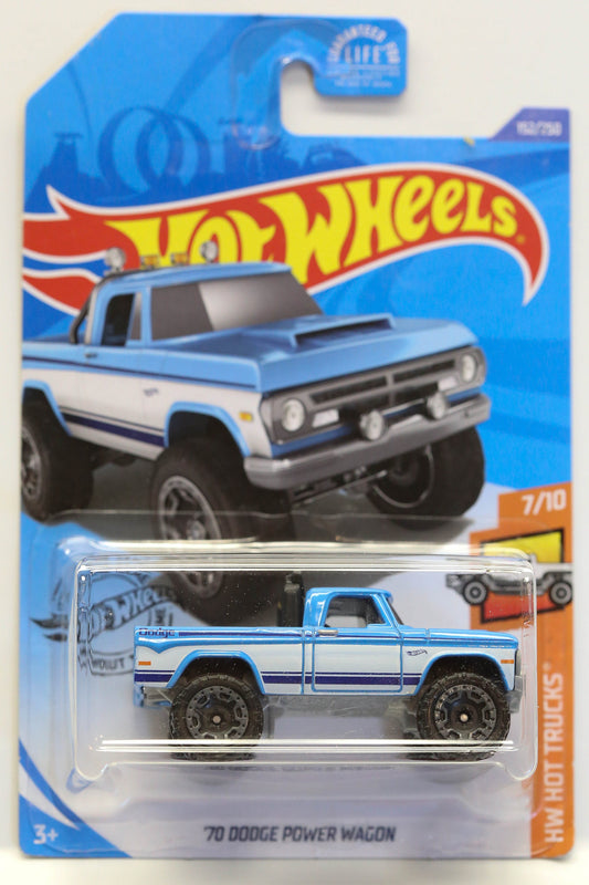 Hot Wheels '70 Dodge Power Wagon HW Hot Trucks GHC39 - Plus (+) a Bonus Hot Wheel