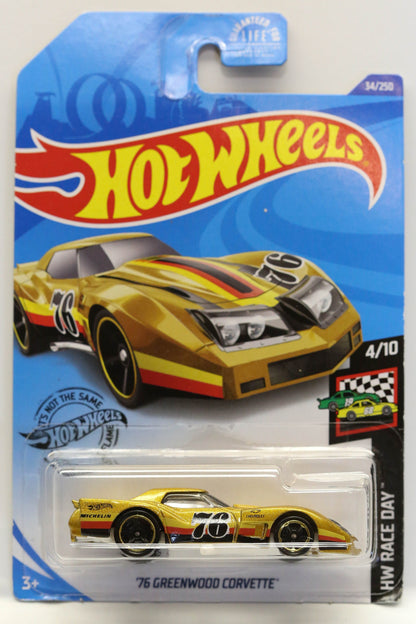 Hot Wheels '76 Greenwood Corvette HW Race Day GHC50