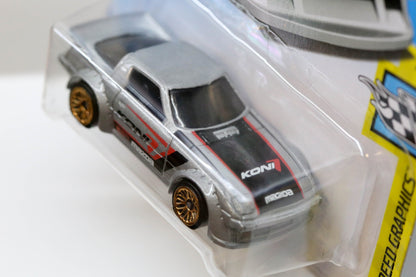 Hot Wheels Mazda RX-7 HW Speed Graphics FYD25 - Plus (+) a Bonus Hot Wheel - Rare and VHTF