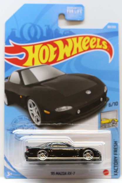 Hot Wheels '95 Mazda RX-7 HW Factory Fresh GRY28 - Plus (+) a Bonus Hot Wheel