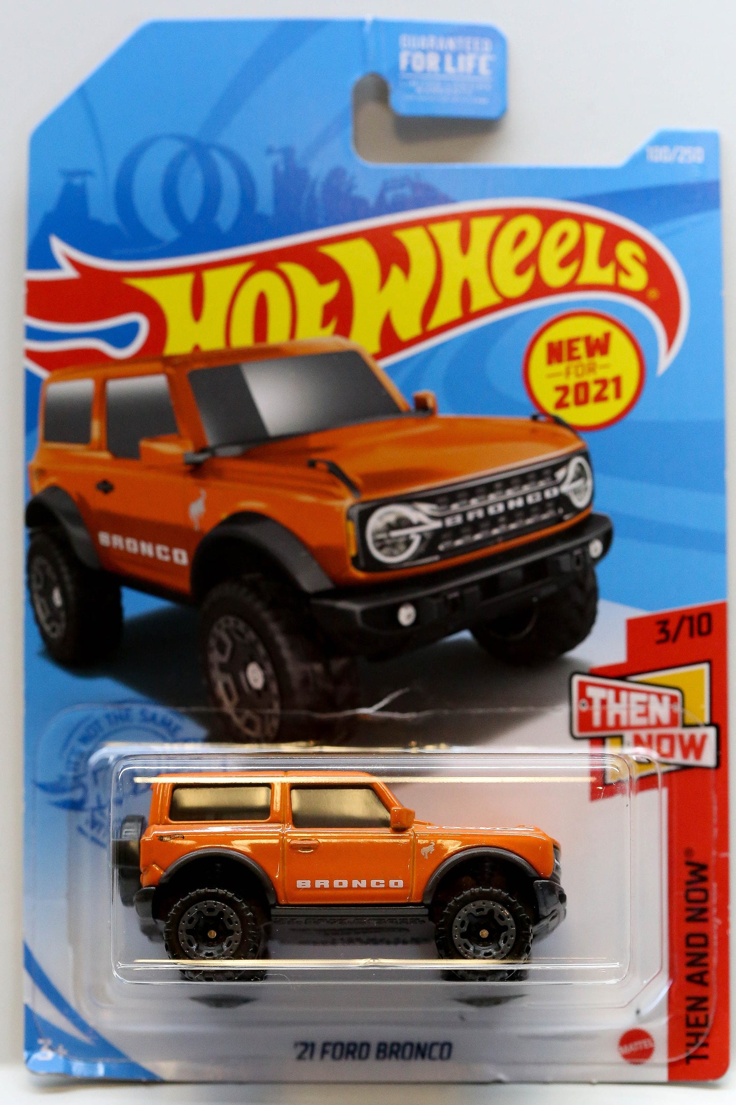 Hot Wheels '21 Ford Bronco 90 HW Then and Now GTB86 - Plus (+) a Bonus Hot Wheel