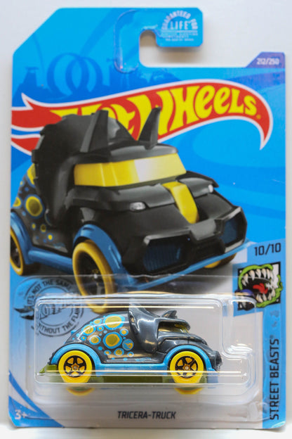 Hot Wheels Tricera-Truck HW Street Beasts GHD80 - 2020 Treasure Hunt - Plus (+) a Bonus Hot Wheel