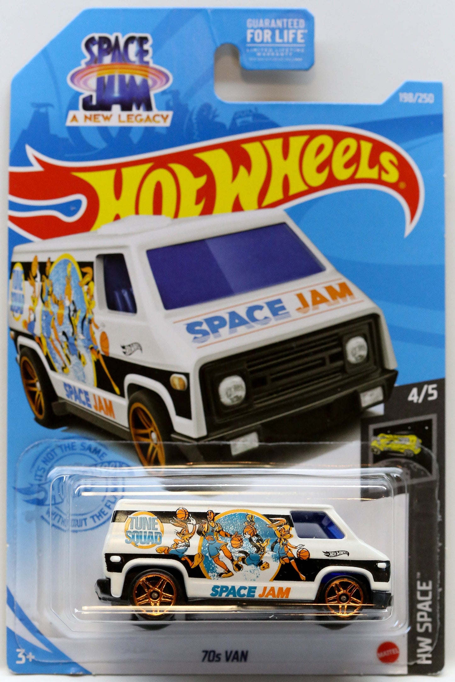 Hot Wheels 70s Van HW Space GRY76 - Space Jam - Plus (+) a Bonus Hot Wheel