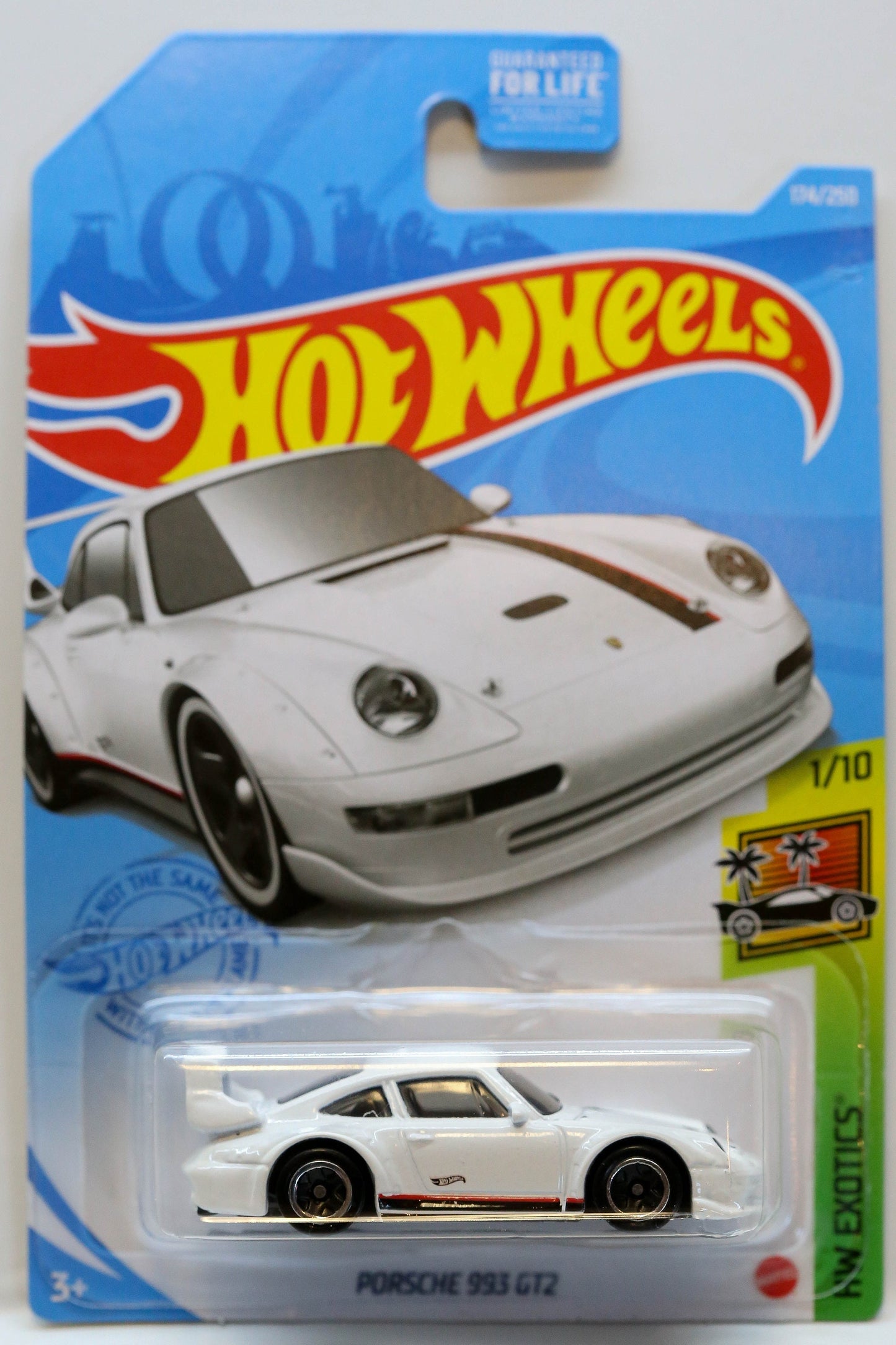 Hot Wheels Porsche 993 GT2 HW Exotics GTC03 - Plus (+) a Bonus Hot Wheel