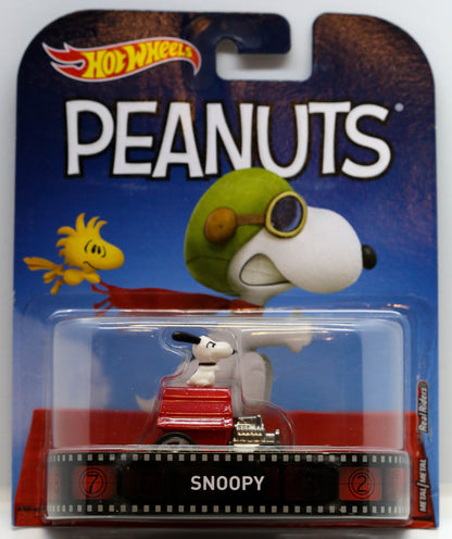 Hot Wheels Peanuts Snoopy DWJ89 - Retro Entertainment Premium with RealRiders - Limited Edition