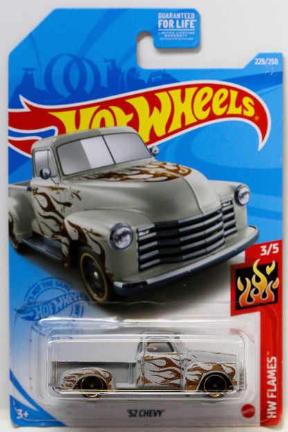 Hot Wheels '52 Chevy Truck HW Flames GTB19 - Plus (+) a Bonus Hot Wheel