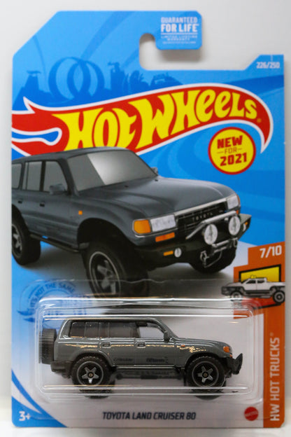 Hot Wheels Toyota Land Cruiser 80 HW Hot Trucks GRX22 - Plus (+) a Bonus Hot Wheel