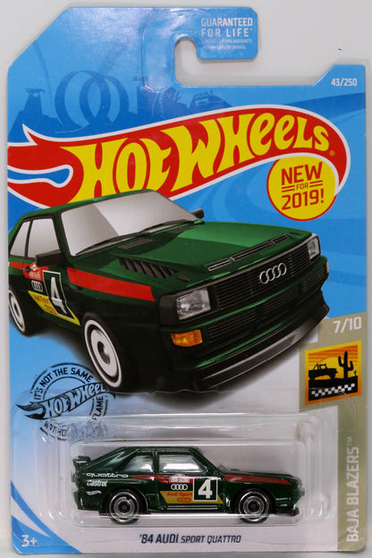 Hot Wheels '84 Audi Sport Quattro HW Baja Blazers FYF53 - Plus (+) a Bonus Hot Wheel